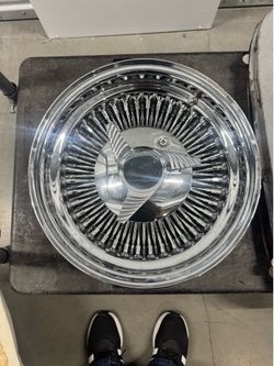 14” wire wheels 6 lug