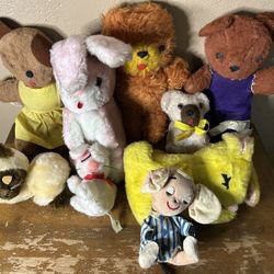 Vintage Stuffed Animals Collection 