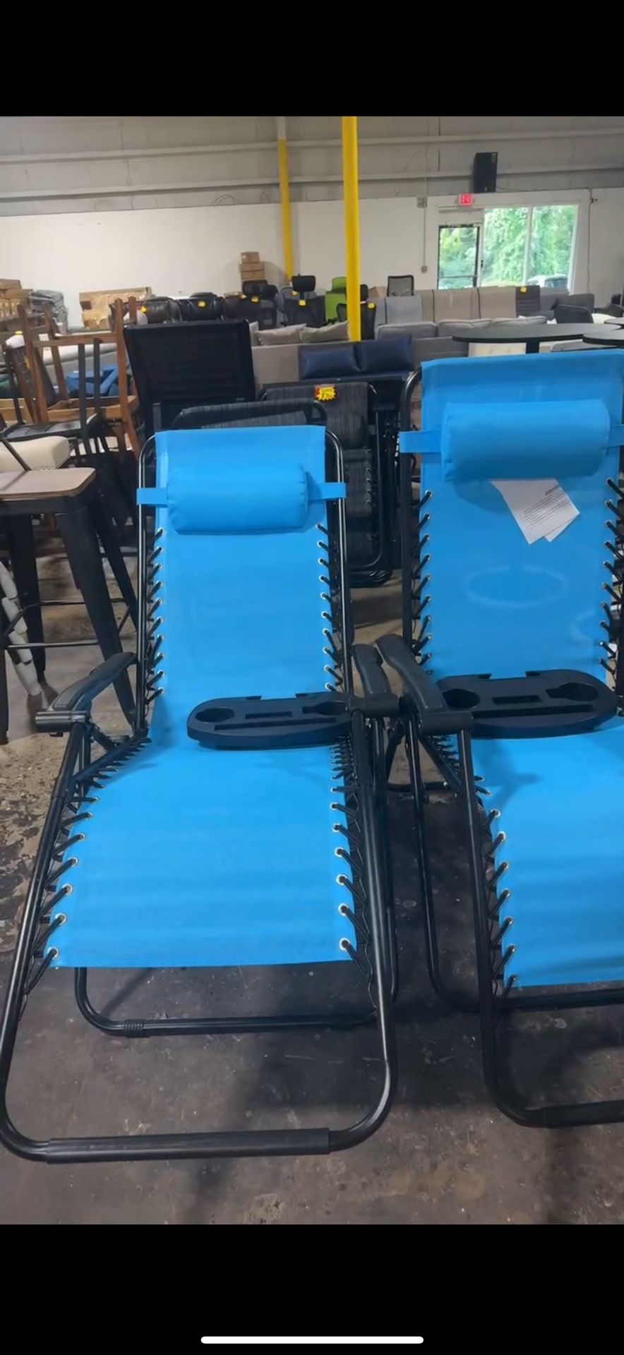 Zero Gravity Chair,(Set of 2