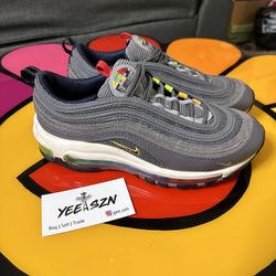 Nike air max 97 grey size 6 youth lightly used 