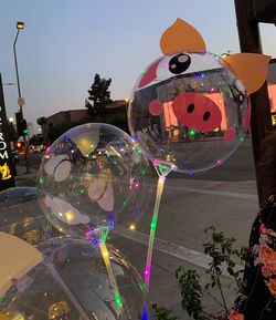 Piglet Balloon With Lights (very cute & last for several months)