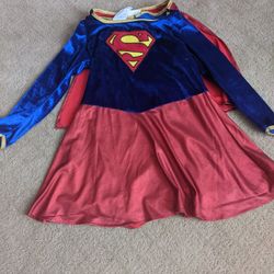 Super Girl Costume Dress Medium 