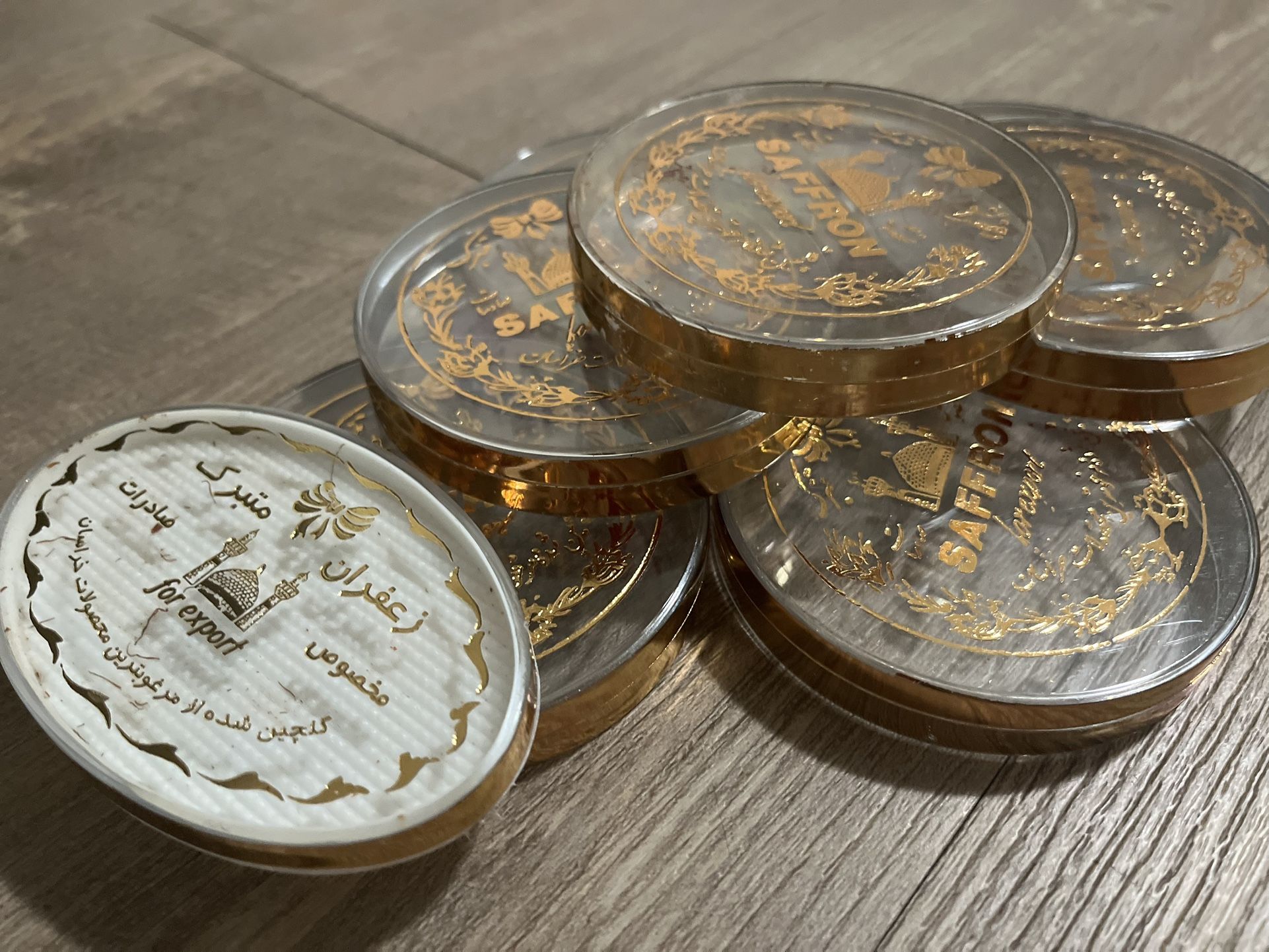 Saffron And Spice Containers