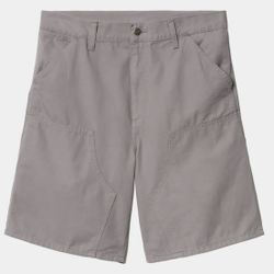 Carhartt WIP Men’s Double Knee Shorts Grey Brand New DS