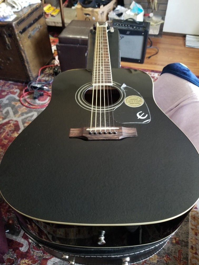 New EPIPHONE DR-100 (BLACK)