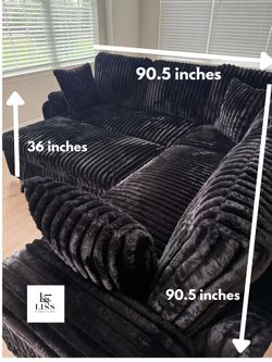 Brand New Corduroy Sectional Sofa w/ Pull-Out Sleeper Bed ! 🛋️✨