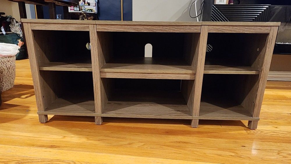 Tv stand for up to 65 inches, modern entertainment center Light Gray