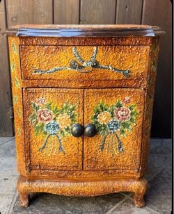 Beautiful hand painting Bed side Table,…