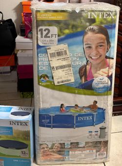 12ft × 30in Intex Above Ground Pool