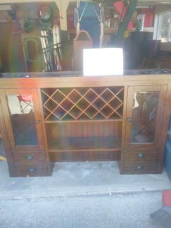 2 piece hutch and dining table