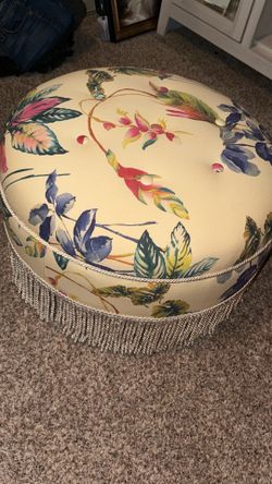 Floral Ottoman