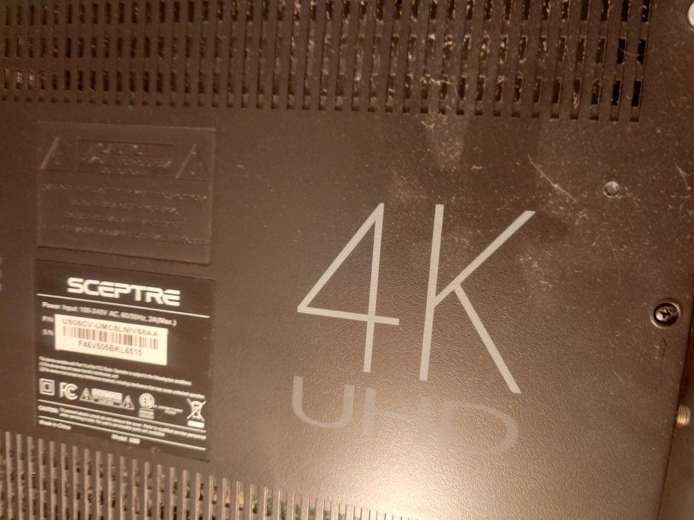 50' Sceptre 4K UHD TV