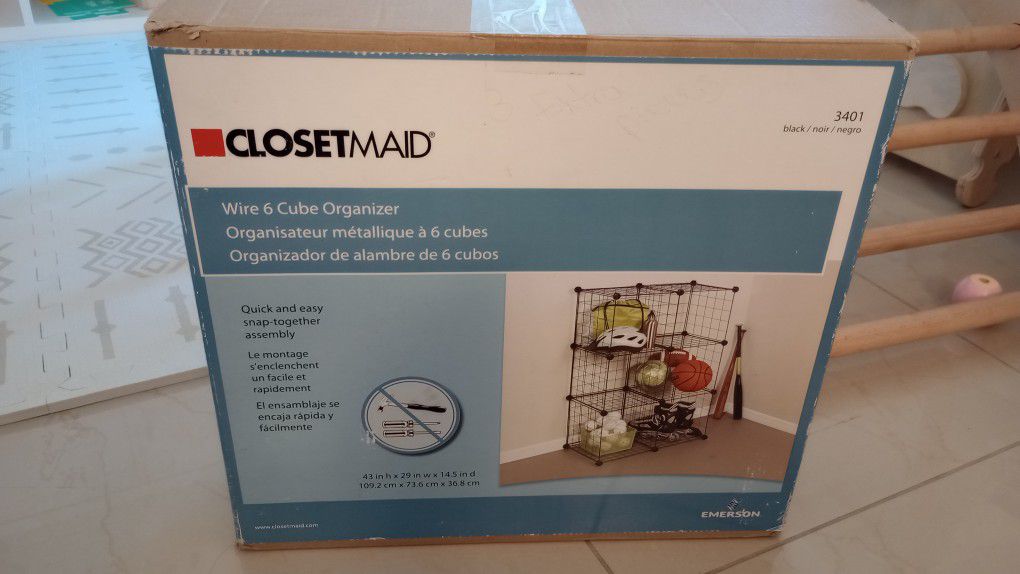 Closetmaid Wire 6 Cube Organizer