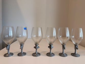 Safari African Wine Glass set of 6