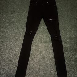 Amiri Black Red Patch’s Size 28