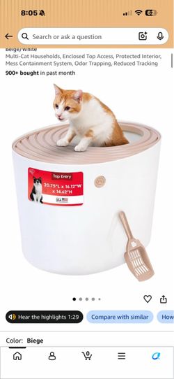 Top-Entry Litter Box