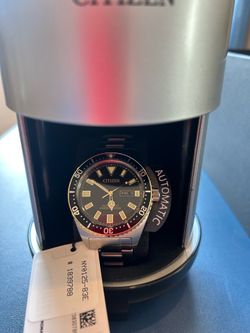 New! Citizen Promaster Watch NY0125-83E Automatic Diver Gold & Black Dial Silver