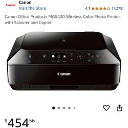 Canon Office Products MG5420 Wireless Color Photo Printer with Scanner and Copier