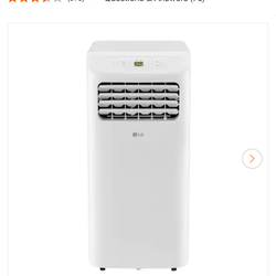 LG 6,000 (DOE) BTU 115-Volt Portable Air Conditioner Cools $130
