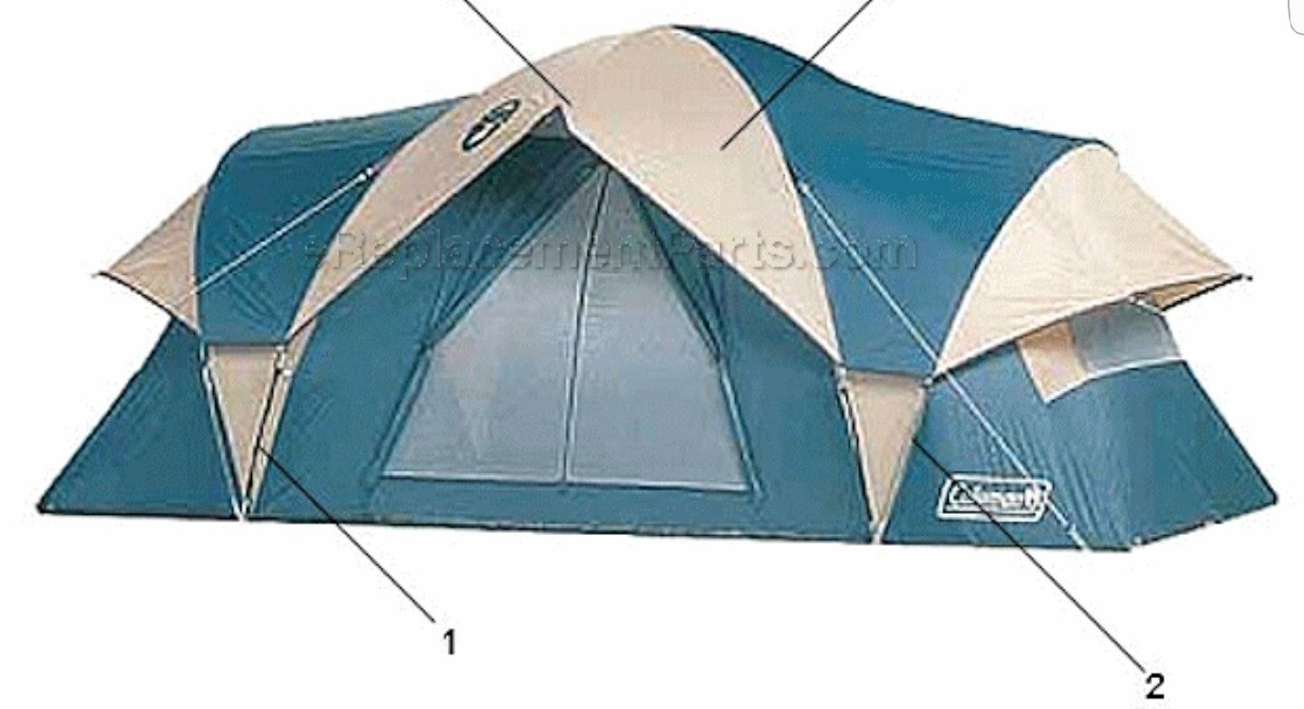 Coleman Kenosha pass 6 person tent 14'x7'