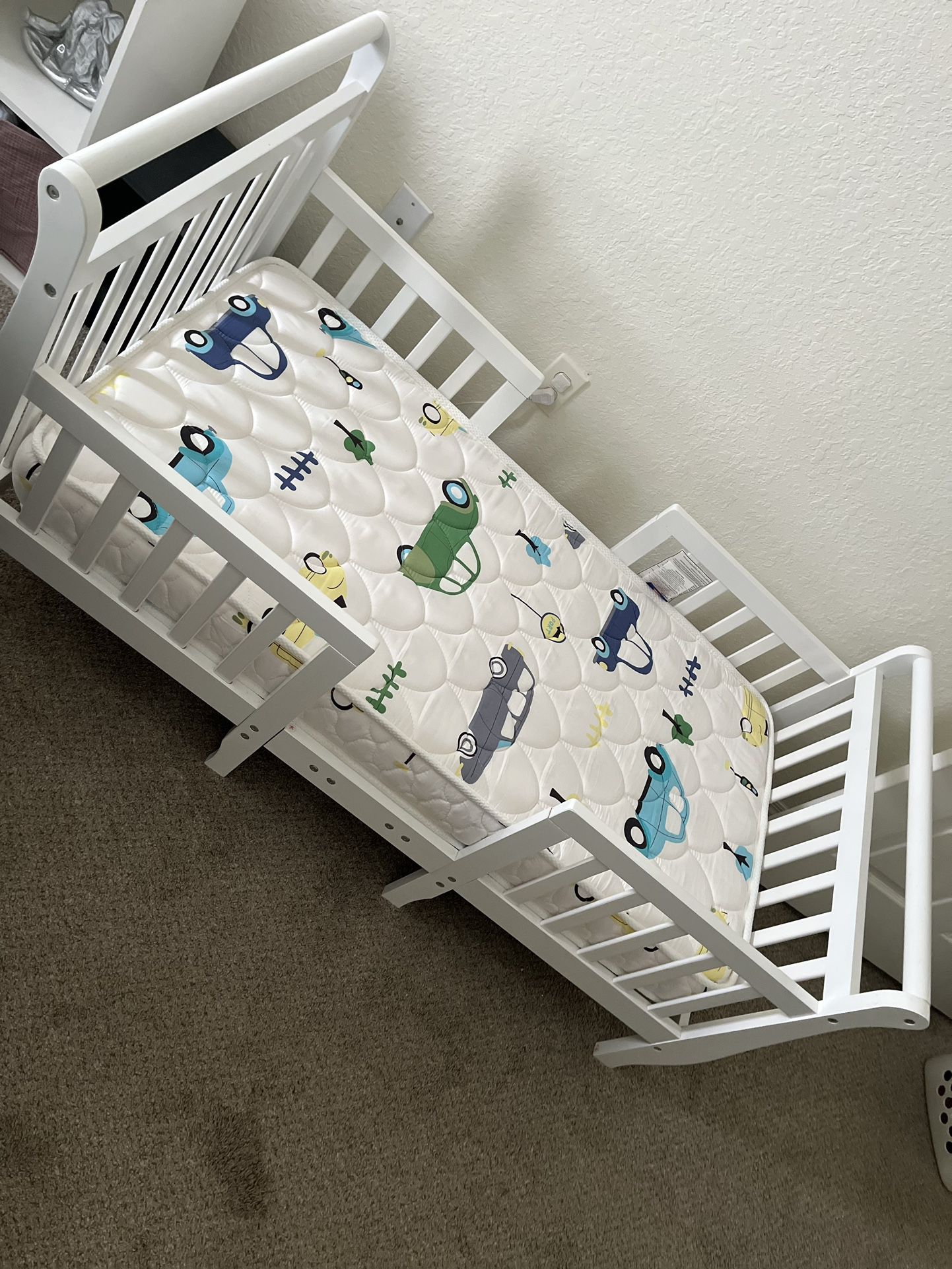 Toddler Bed and Mattress