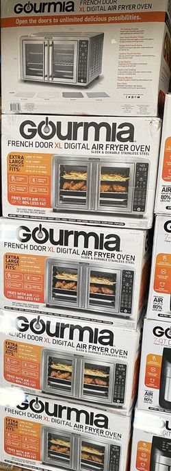Gourmia XL Digital Air Fryer Toaster Oven with Single-Pull French