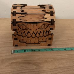 Mimic Dice And Card Box DND Chest