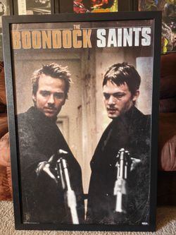 Boondocks Saints 26"x38" Posterboard with wood frame