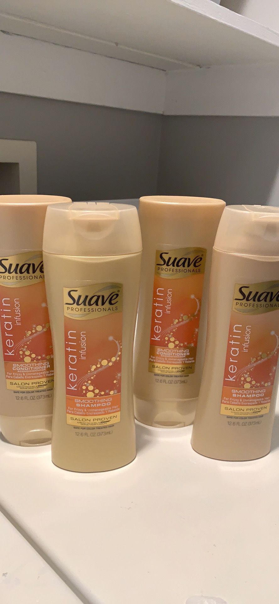 Suave professional shampoo and conditioner