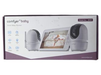 Comfyer Baby Monitor with 7" HD Display & 2 Cameras | Pan/Tilt, Night Vision, Two-Way Audio | New in Box