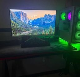 Pc gaming and monitor