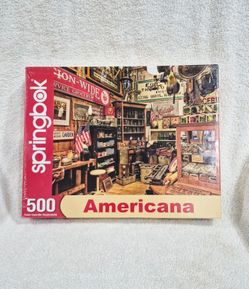 Americana Nostalgia 500 Piece Puzzle by Springbok  Brand New Sealed
