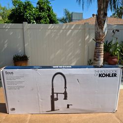 KOHLER Sous Semi-Proffesional Single Handle Pull Down Kitchen Faucet