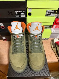 AIR JORDAN 5 OLIVE Sz 13