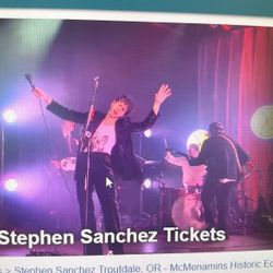 Stephen Sanchez Tickets 2 