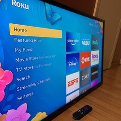 Lg (43 Inch) Roku TV Included! 