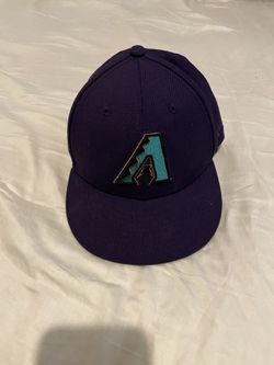 New Era MLB Arizona Diamondbacks Baseball Purple Teal Dbacks Hat 6 5/8