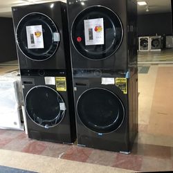 Lg HE Smart Front Load Washer Dryer WashTower