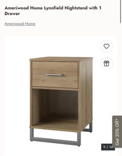 Ameriwood Nightstand with Drawer