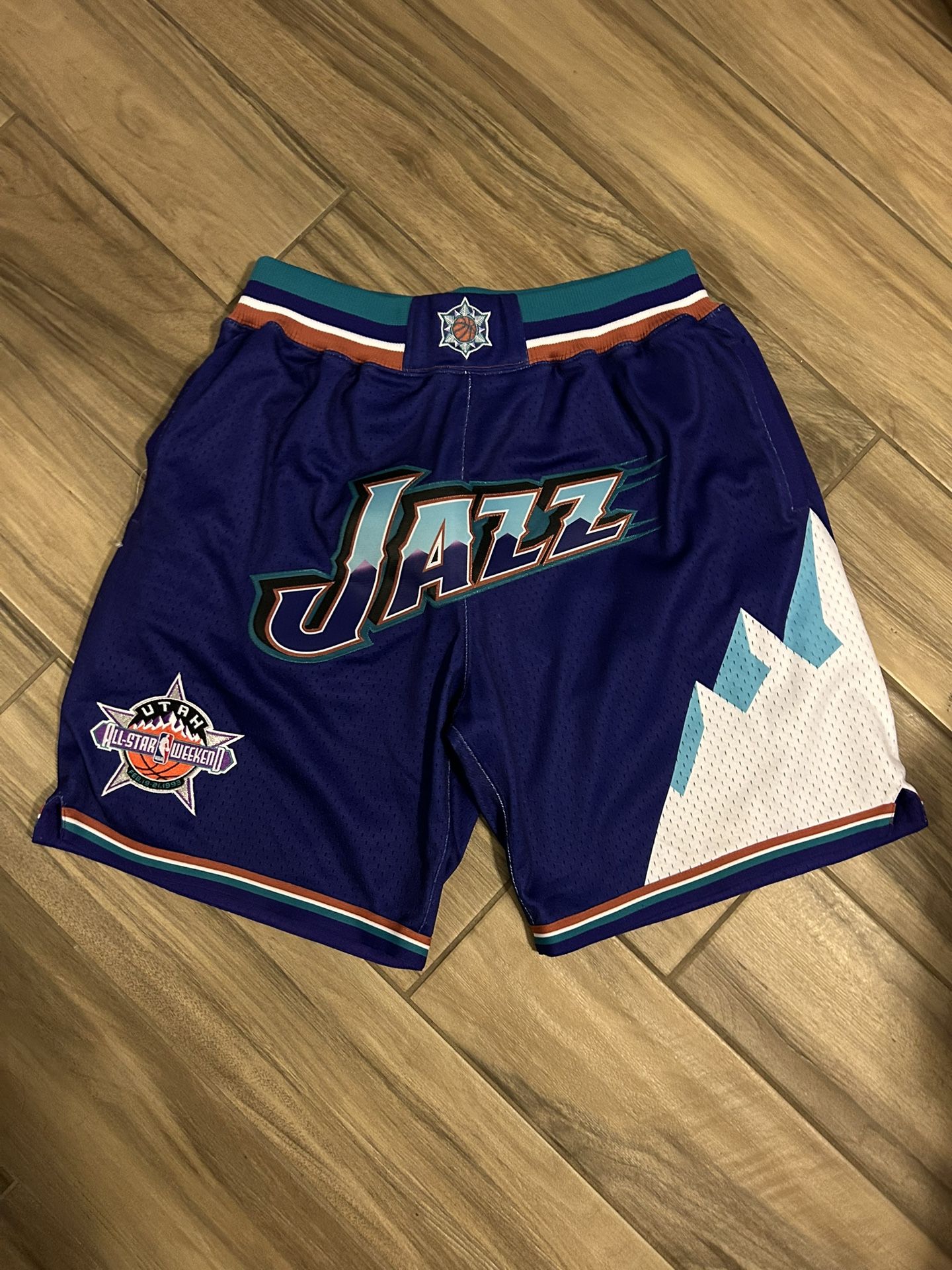 Men's Utah Jazz Shorts Just Don X Mitchell Ness NBA Utah Jazz
