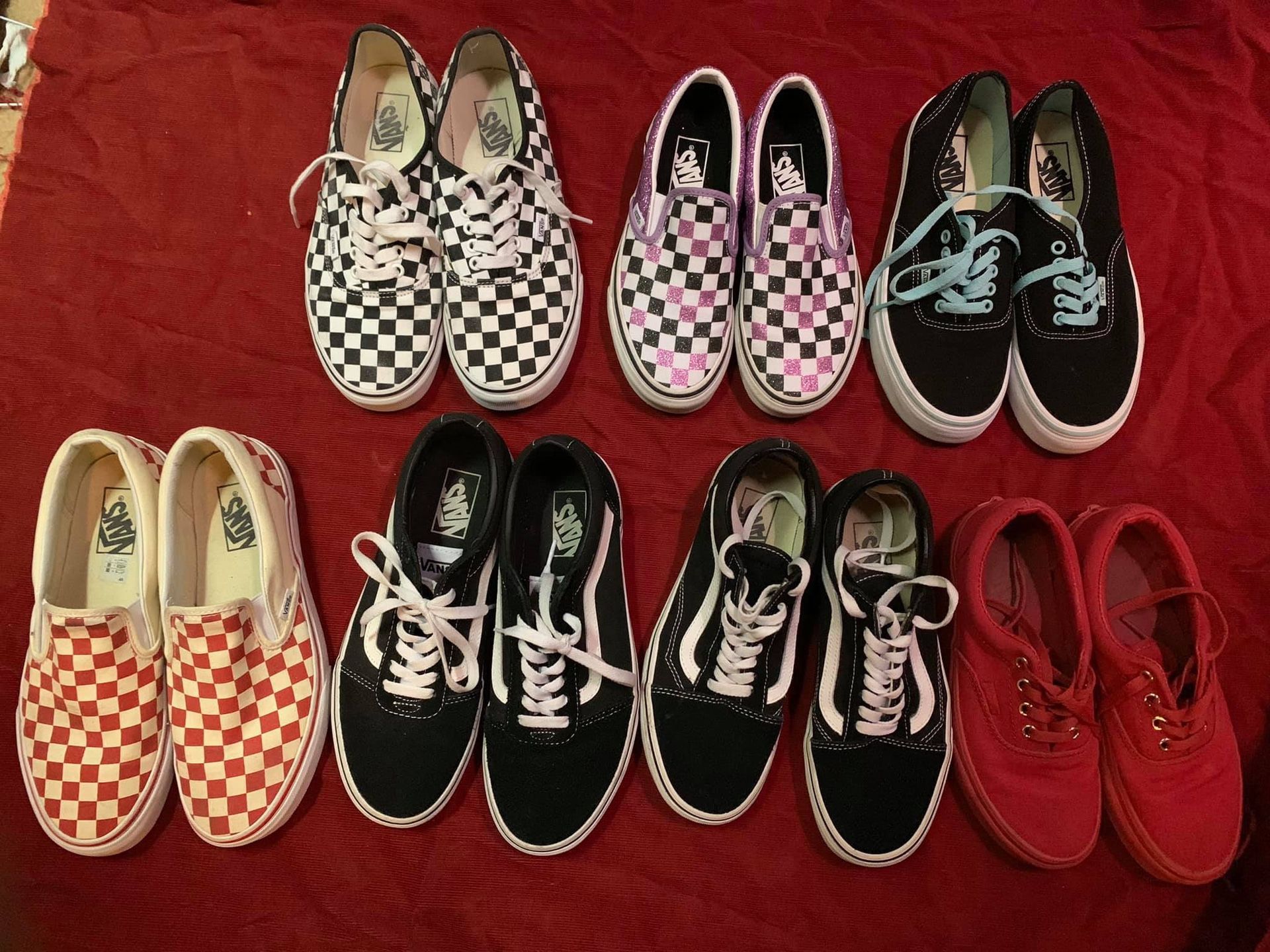 VANS SHOES SIZE 7 & 9