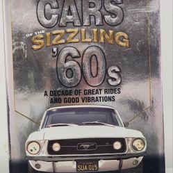 Vintage Cars Of The Sizzling 60's Hardback Book EUC 