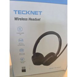 PRE-HOLIDAY SALE!!! Wireless Headset with 50H Playtime & Mute Office or Truckers
