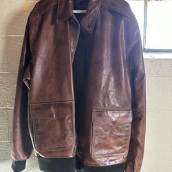 Men’s Leather Jacket 2x 