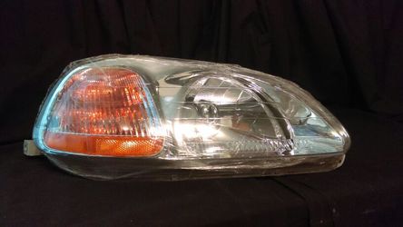 New Honda Civic headlight assemblies