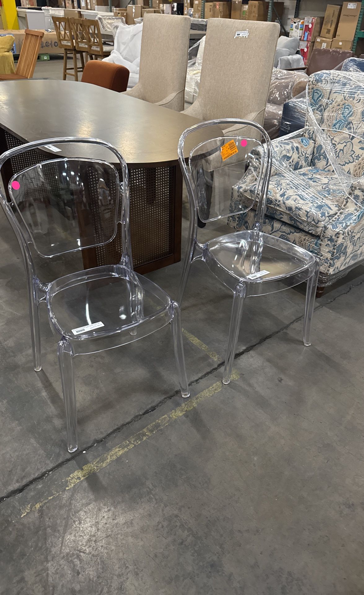 Entreat Dining Side Chair Clear - Modwa y: Polycarbonate, Spot/Wipe Clean, No
