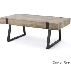 Faux Wood Coffee Table