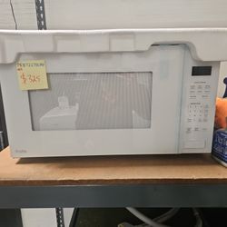 GE Profile White Built-In Microwave 