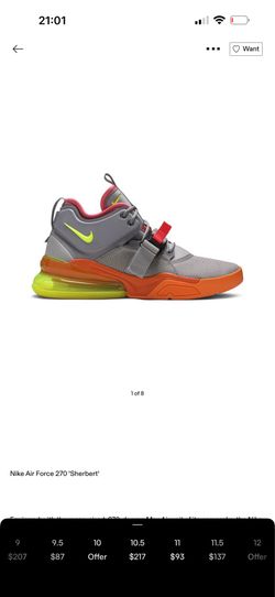 Nike Air Force 270’s sherbet