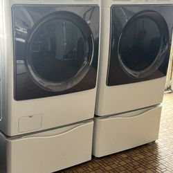 KENMORE WASHER DRYER SET GAS DRYER 1 Year Warranty 